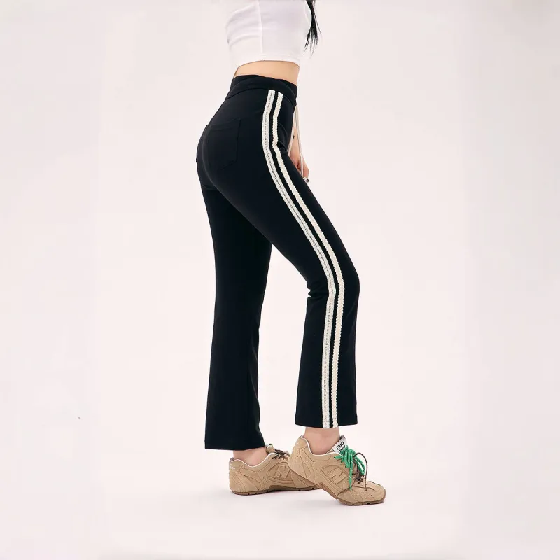 CHUU Casual Pants Women's Black-3