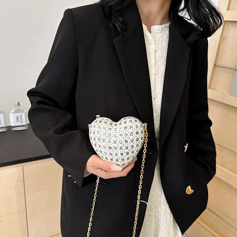 DALO PU Shoulder Bag Crossbody Bag Women's Pink/Black/White/Silver/Gold-11