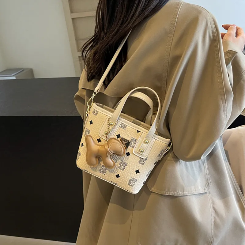 DALO PU Handbag, Shoulder Bag, Crossbody Bag Women's White/Black/Brown/Pink-3