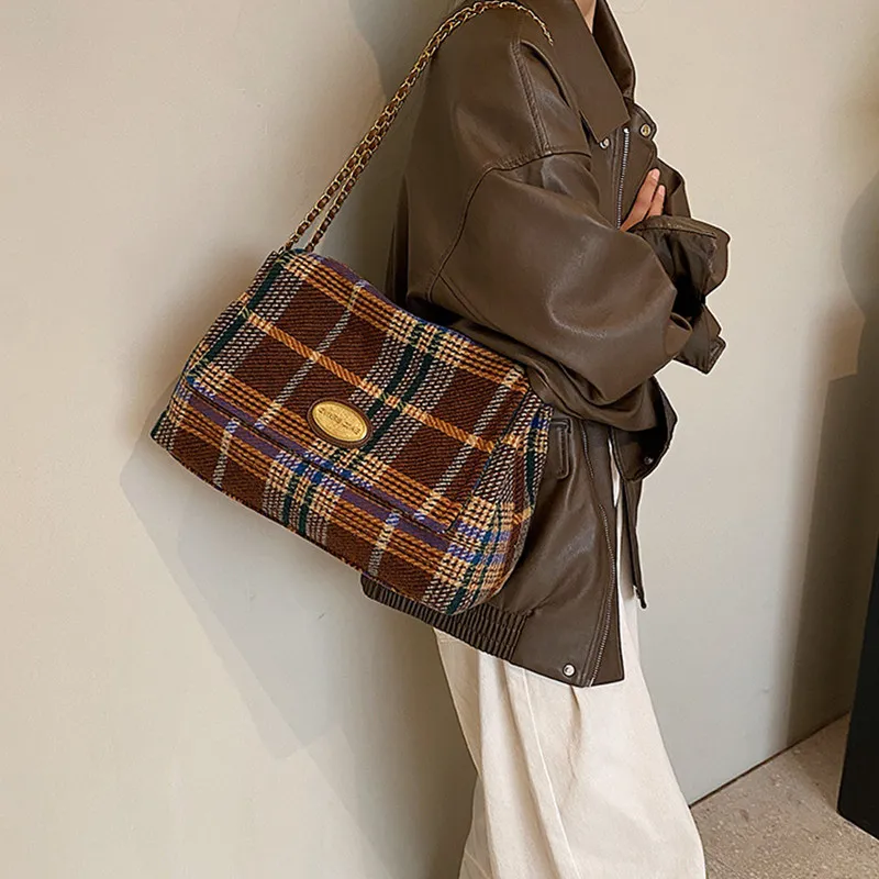 DALO Woolen Shoulder Bag Women's-3