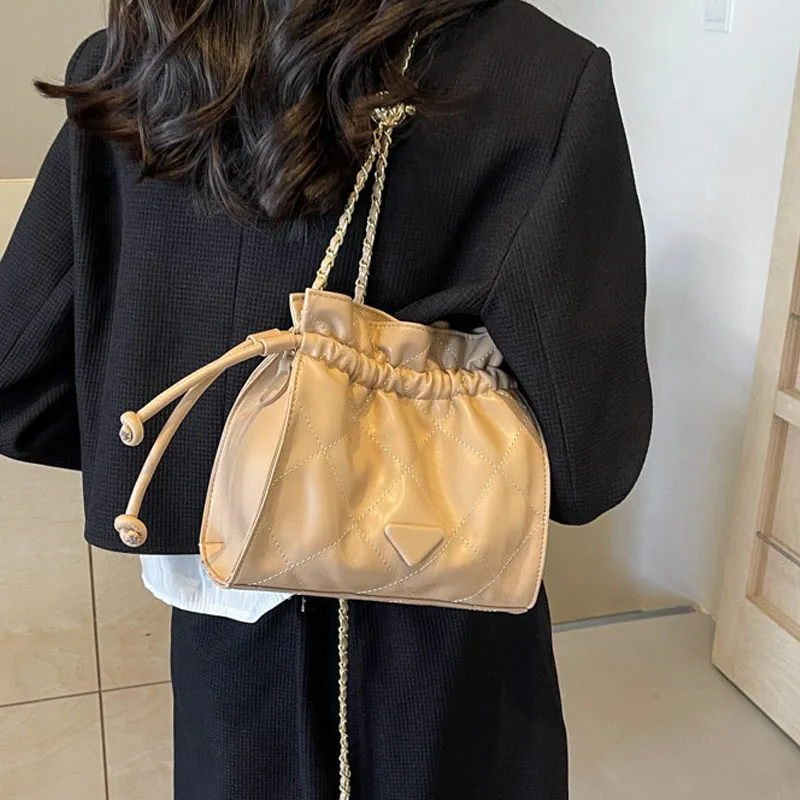 DALO PU Shoulder Bag, Bucket Bag, Commute Shoulder Bag, Crossbody Bag Women's-11