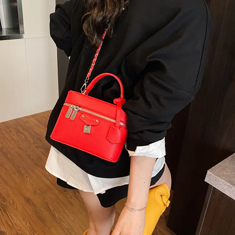 DALO PU Handbag, Shoulder Bag, Crossbody Bag Women's Black/White/Red/Yellow/Blue-11