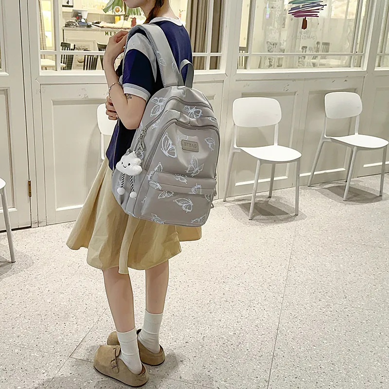 DALO Nylon Backpack Women's Multicolor-13
