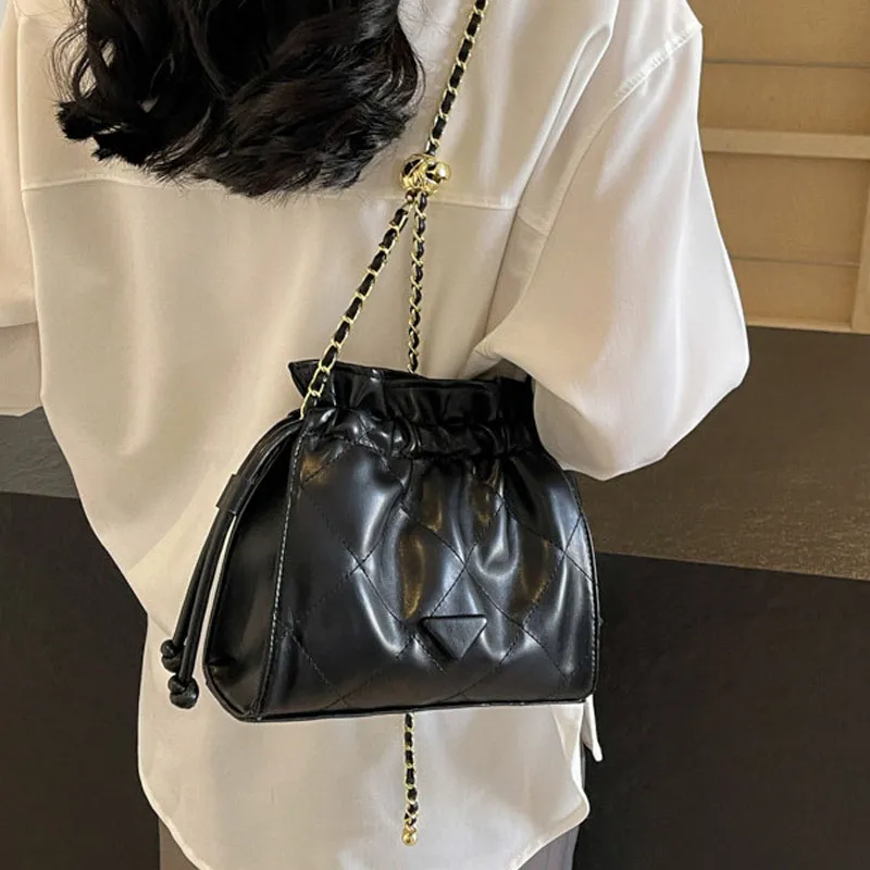 DALO PU Shoulder Bag, Bucket Bag, Commute Shoulder Bag, Crossbody Bag Women's-2