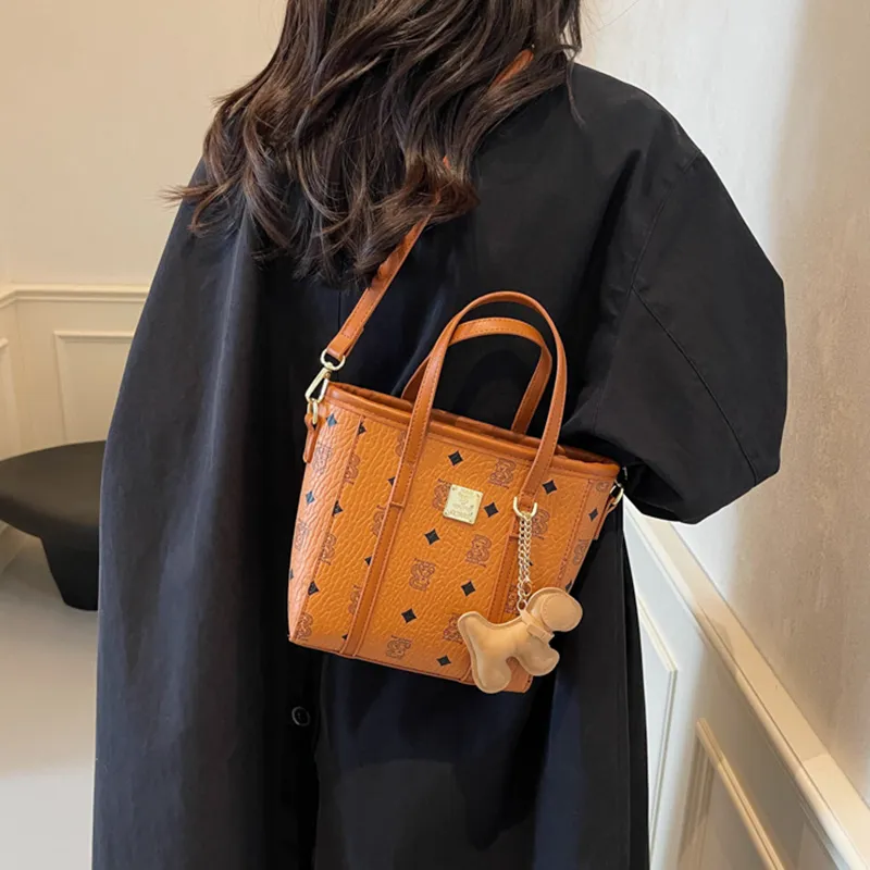 DALO PU Handbag Shoulder Bag Crossbody Bag Women's Black/Ecru/Brown/Pink-10