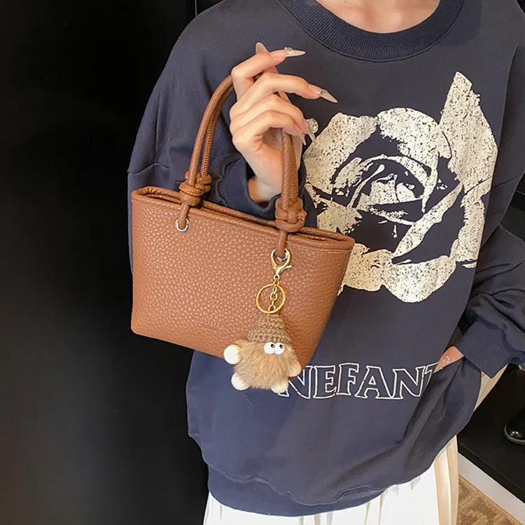 DALO PU Basket Bag Handbag Women's Multicolor-9