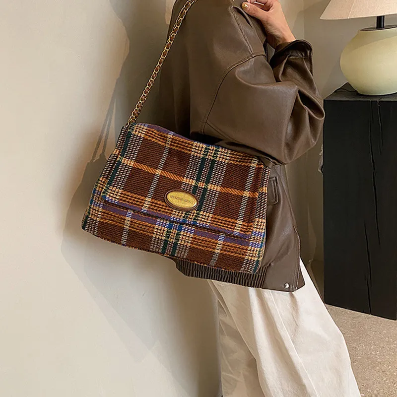 DALO Woolen Shoulder Bag Women's-2