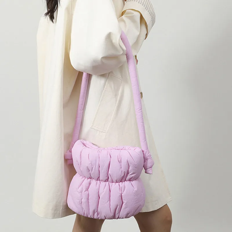 DALO Nylon Bucket Bag Shoulder Bag Women's Multicolor-6