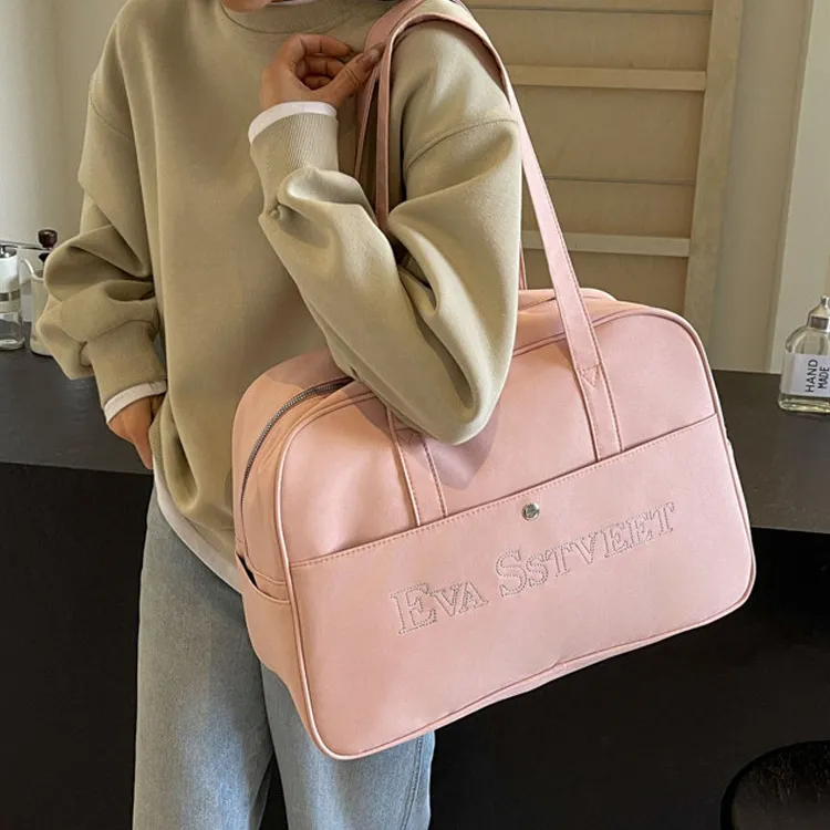 DALO Canvas Portable One Shoulder Travel Bag Women's-10