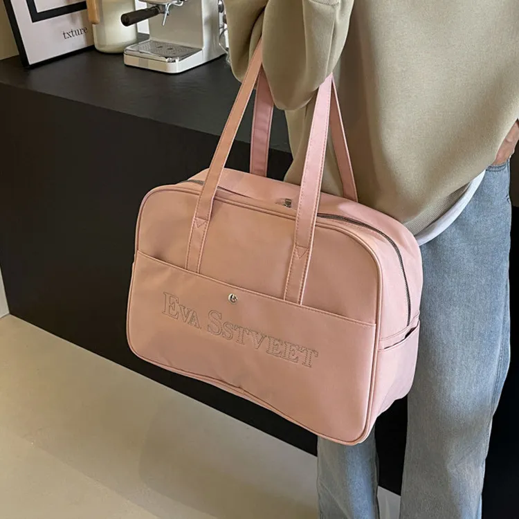 DALO Canvas Portable One Shoulder Travel Bag Women's-11