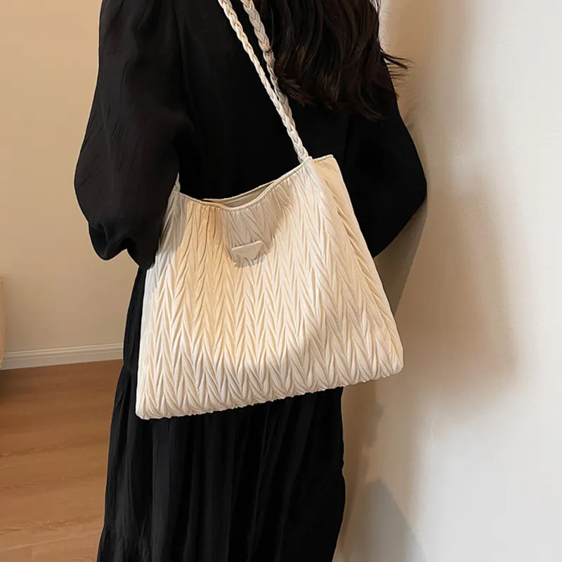 DALO PU Shoulder Bag Regular Women's White/Silver/Black/Pink-2