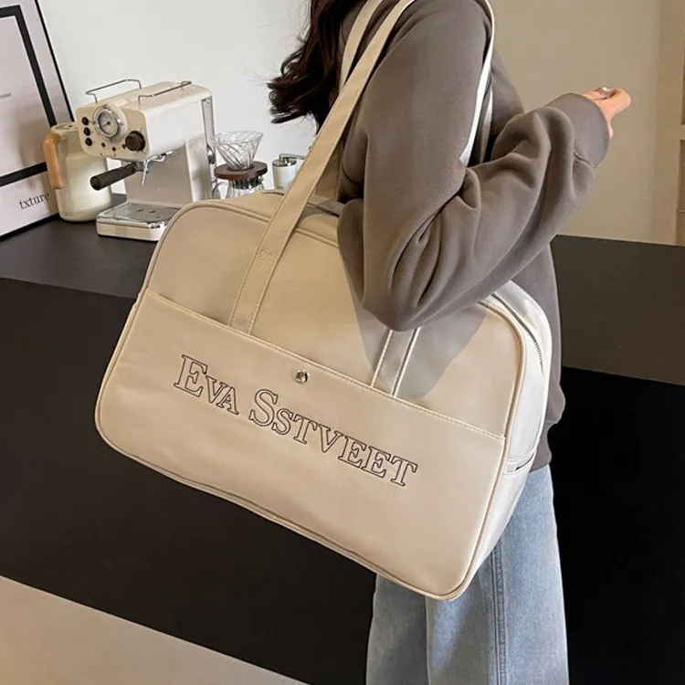 DALO Canvas Portable One Shoulder Travel Bag Women's-5