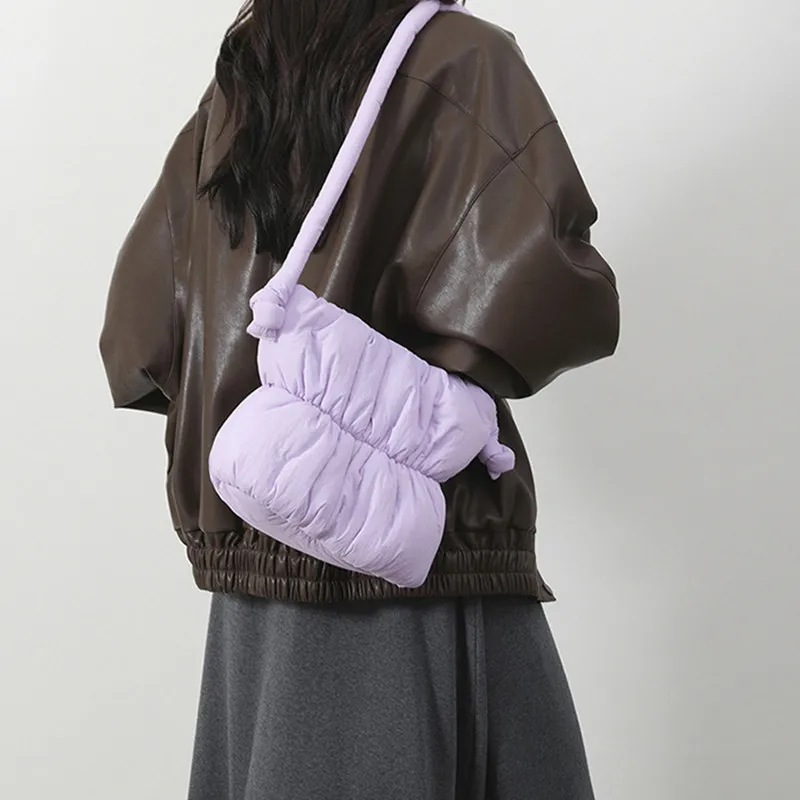 DALO Nylon Bucket Bag Shoulder Bag Women's Multicolor-12