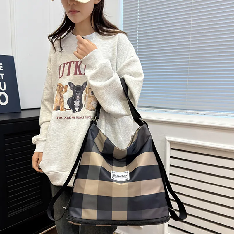 DALO Oxford Double-Shoulder Crossbody Bag Shoulder Bag Regular Women's Multicolor-4