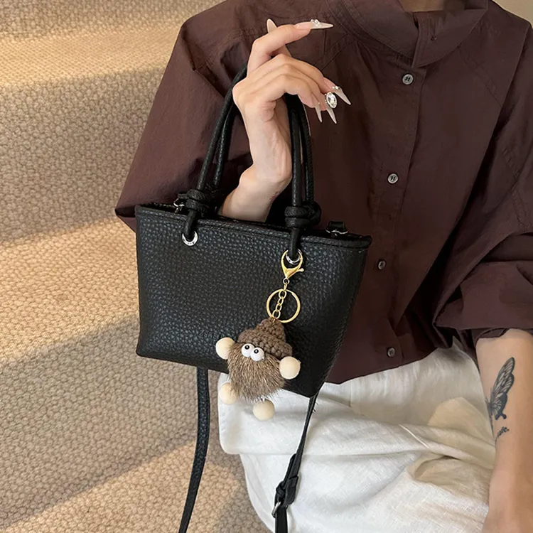 DALO PU Basket Bag Handbag Women's Multicolor-1