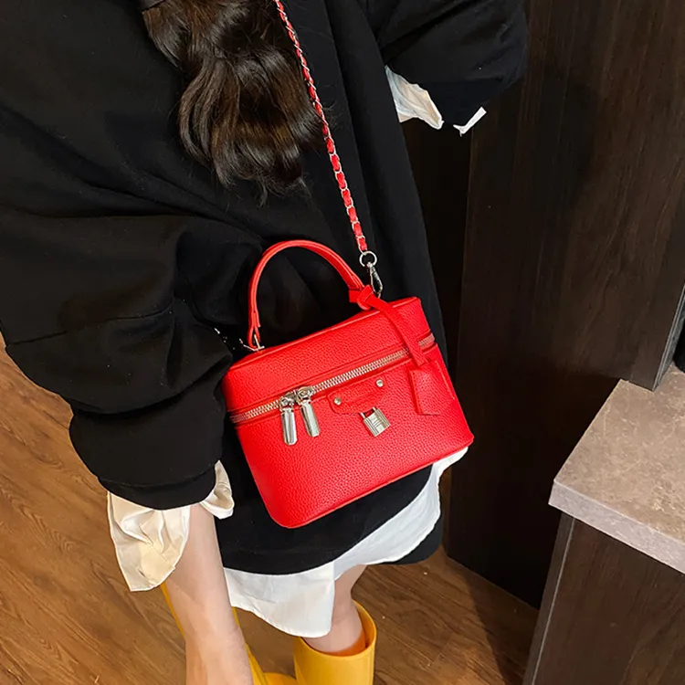 DALO PU Handbag, Shoulder Bag, Crossbody Bag Women's Black/White/Red/Yellow/Blue-10