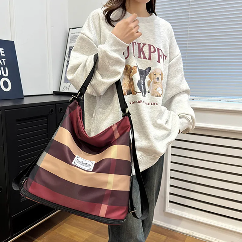 DALO Oxford Double-Shoulder Crossbody Bag Shoulder Bag Regular Women's Multicolor-8
