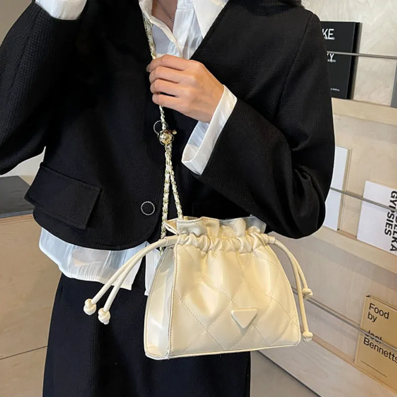 DALO PU Shoulder Bag, Bucket Bag, Commute Shoulder Bag, Crossbody Bag Women's-4