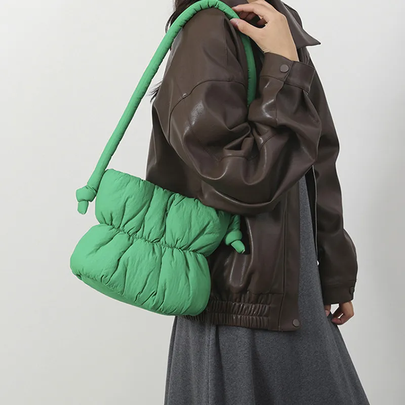 DALO Nylon Bucket Bag Shoulder Bag Women's Multicolor-19