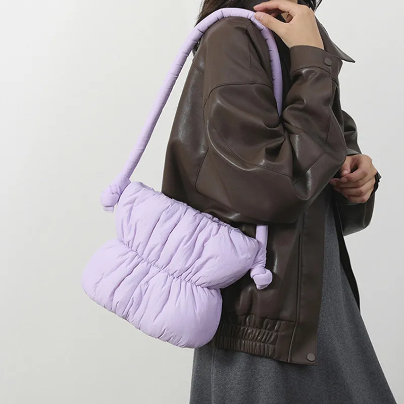 DALO Nylon Bucket Bag Shoulder Bag Women's Multicolor-11