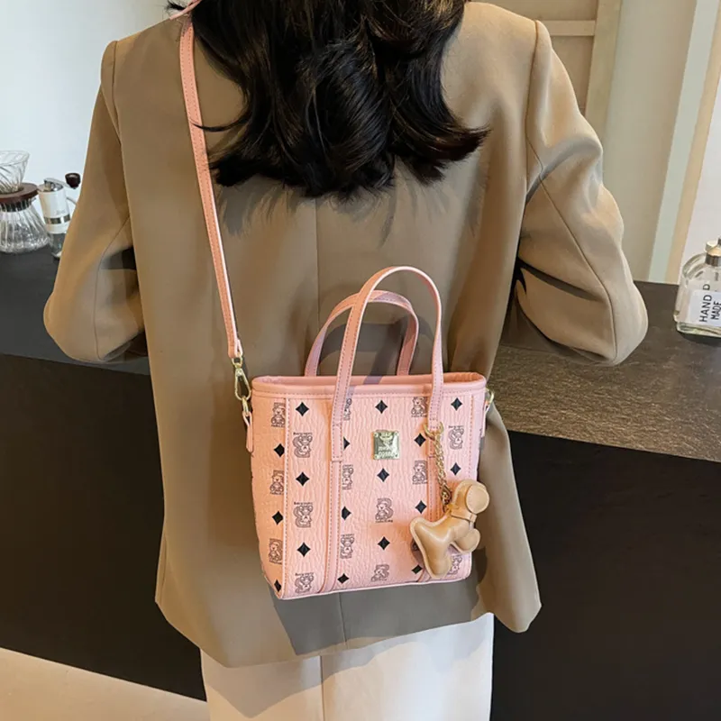 DALO PU Handbag Shoulder Bag Crossbody Bag Women's Black/Ecru/Brown/Pink-14