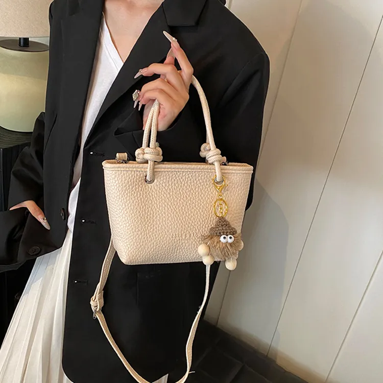 DALO PU Basket Bag Handbag Women's Multicolor-17