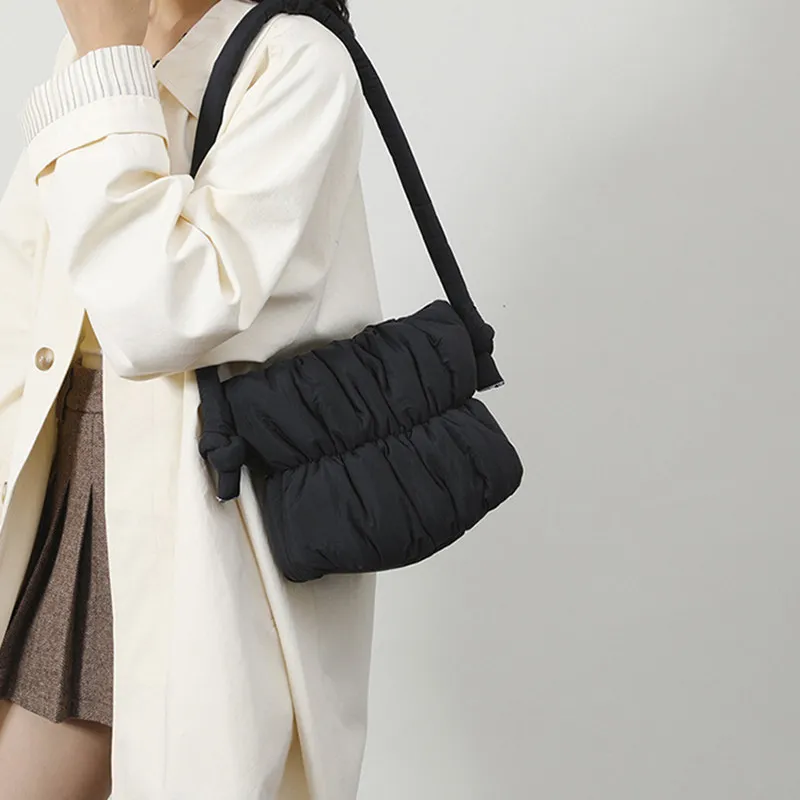 DALO Nylon Bucket Bag Shoulder Bag Women's Multicolor-35
