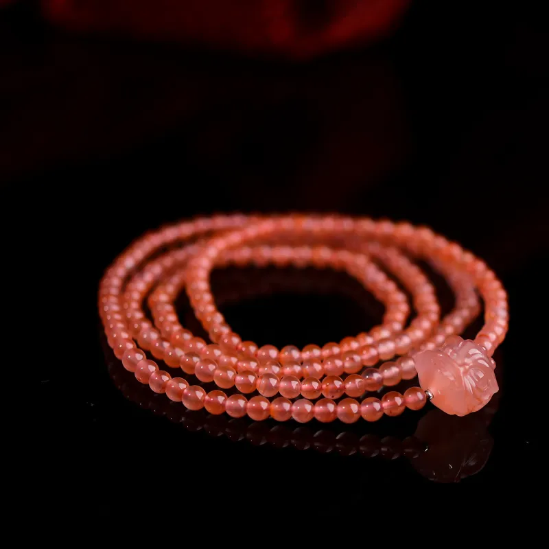 The Call Of The Heart Southern Red Agate Bracelets Unisex-2