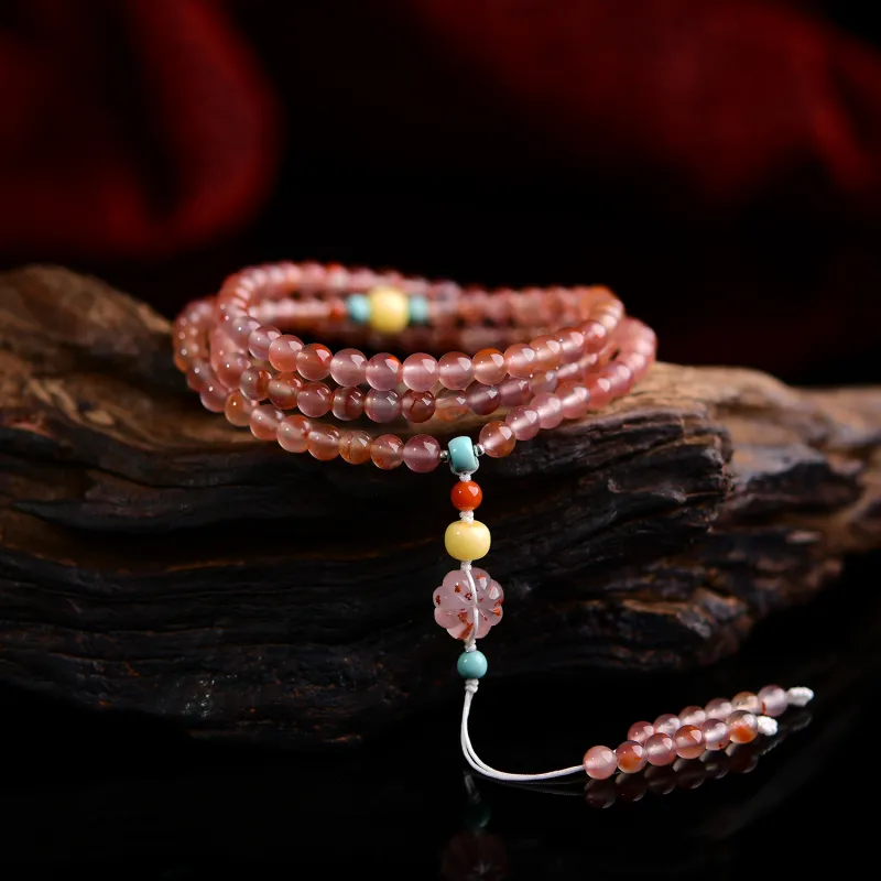 The Call Of The Heart Southern Red Agate Fine Jade Bracelets Unisex-3