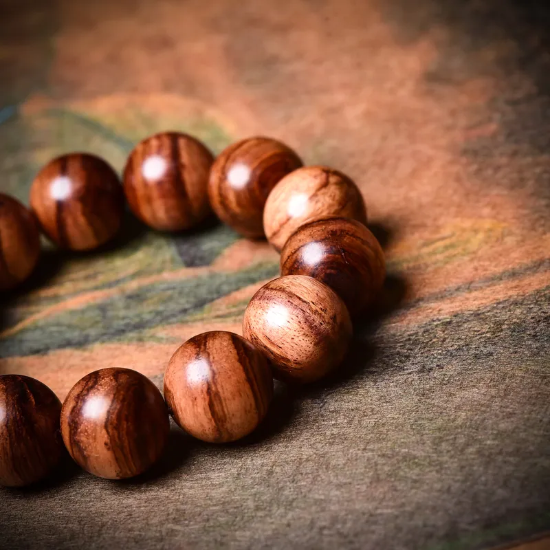 The Call Of The Heart Huanghuali Bracelets Unisex-5