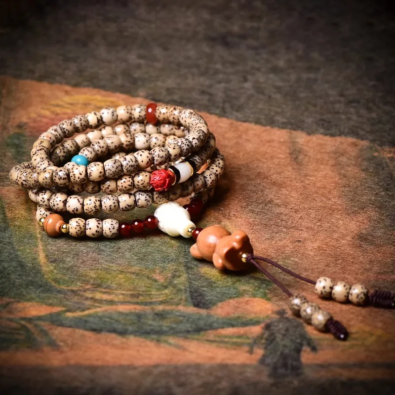 The Call Of The Heart Star Moon Bodhi Seeds Bracelets Unisex-3