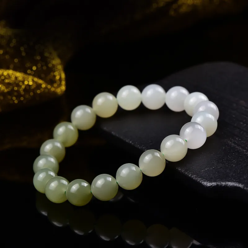 The Call Of The Heart Hetian Jade Bracelets Green Jade Unisex-3