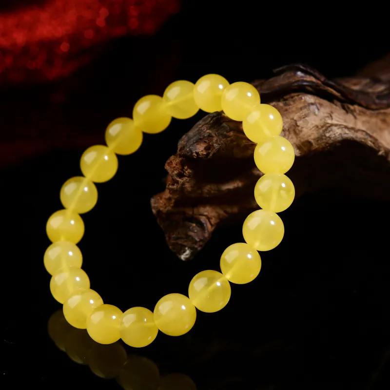 The Call Of The Heart Amber Beeswax Bracelets Unisex-4