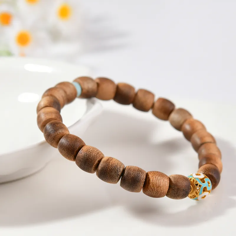 The Call Of The Heart Agarwood Precious Wood Bracelets Unisex-2