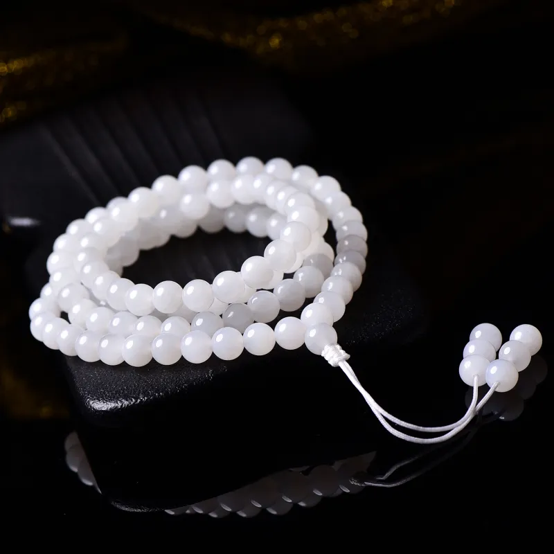 The Call Of The Heart Bracelets White Jade Unisex-4