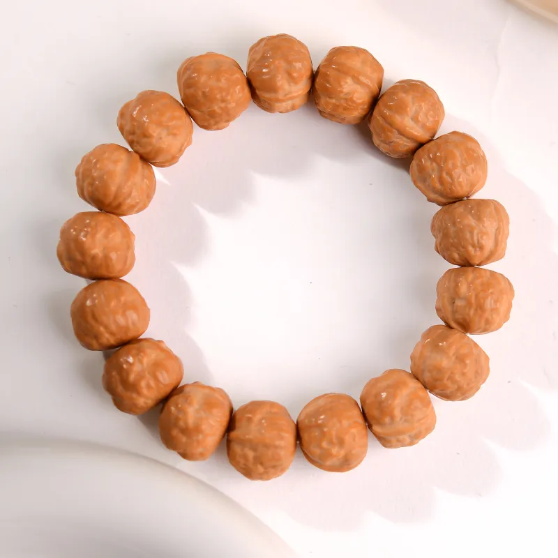 The Call Of The Heart Monkey Head Walnut Bracelets Unisex-1