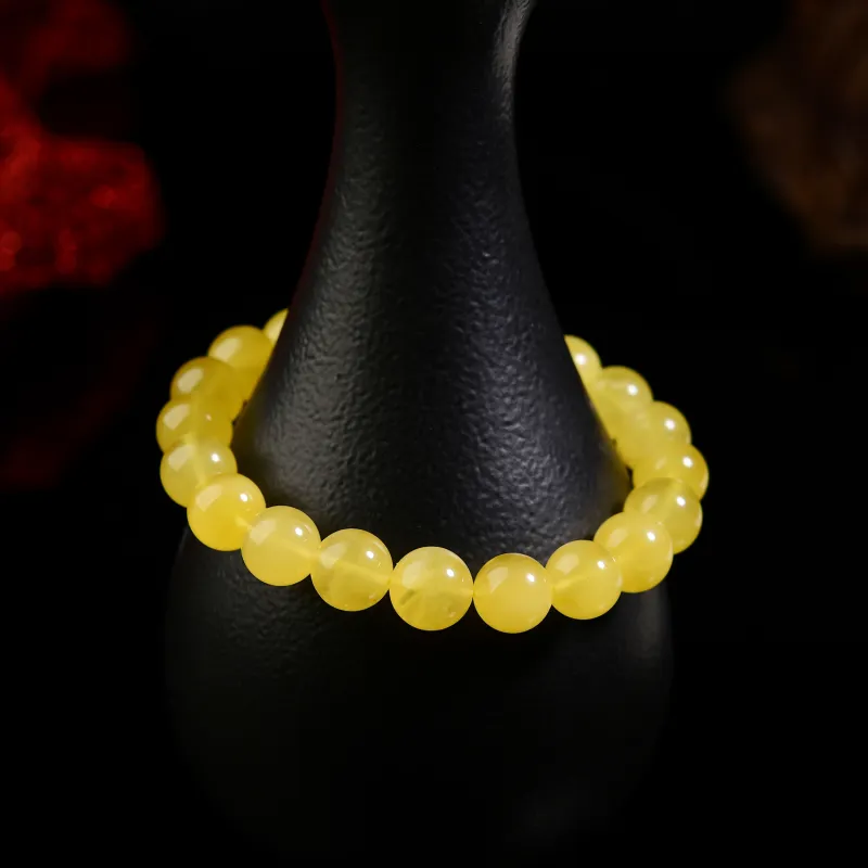 The Call Of The Heart Amber Beeswax Bracelets Unisex-3