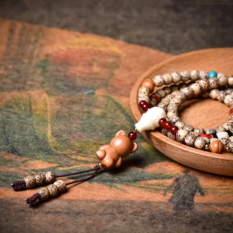 The Call Of The Heart Star Moon Bodhi Seeds Bracelets Unisex-4