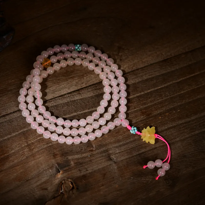 The Call Of The Heart Hetian Jade Bracelets Dusty Pink Unisex-2