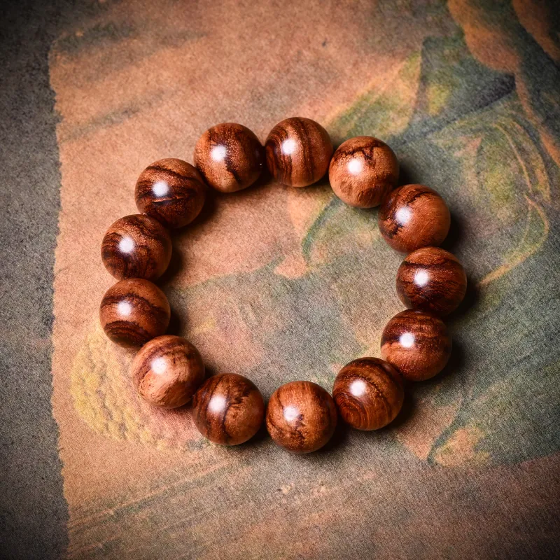 The Call Of The Heart Huanghuali Bracelets Unisex-2