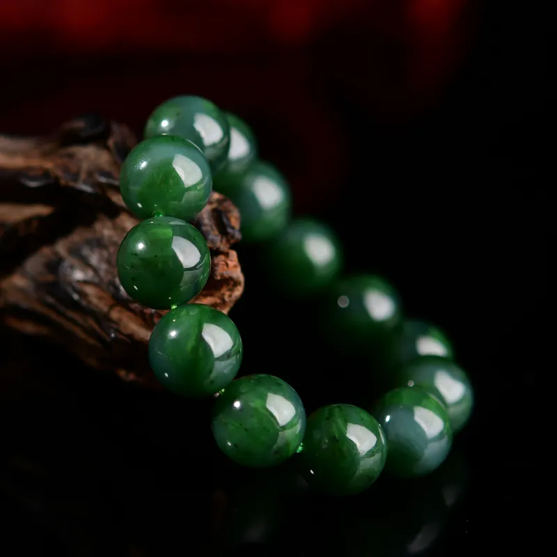 The Call Of The Heart Hetian Jade Bracelets Jasper Unisex-4