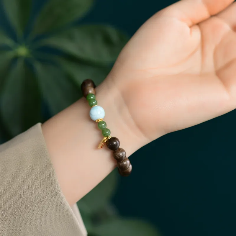 The Call Of The Heart Agarwood Bracelets Unisex-1