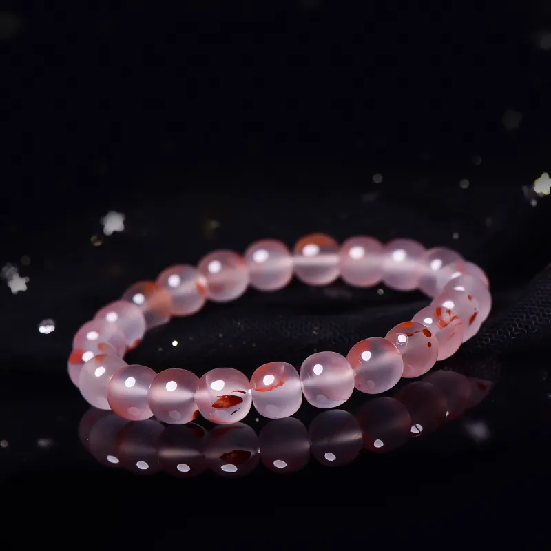 The Call Of The Heart Southern Red Agate Bracelets Unisex-6