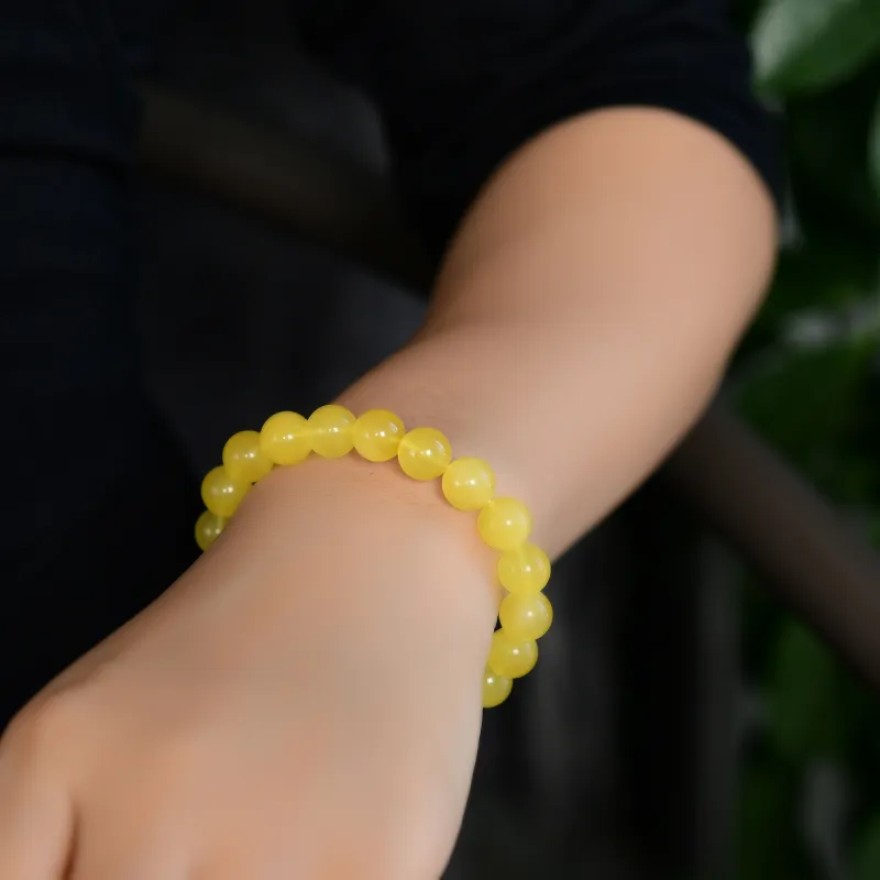 The Call Of The Heart Amber Beeswax Bracelets Unisex-1