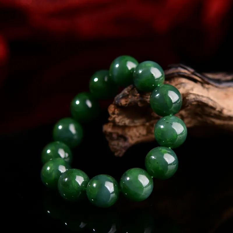 The Call Of The Heart Hetian Jade Bracelets Jasper Unisex-3