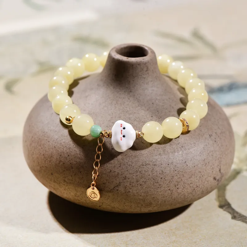 The Call Of The Heart Amber Beeswax Bracelets Unisex-5