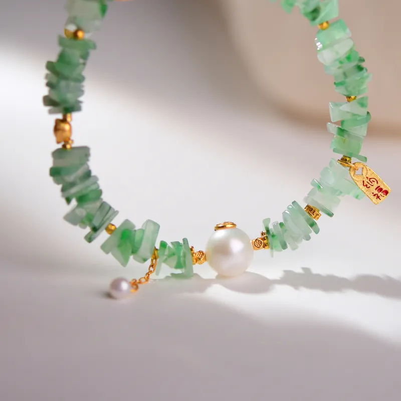 The Call Of The Heart Ice Glutinous Jadeite Bracelets Unisex-5