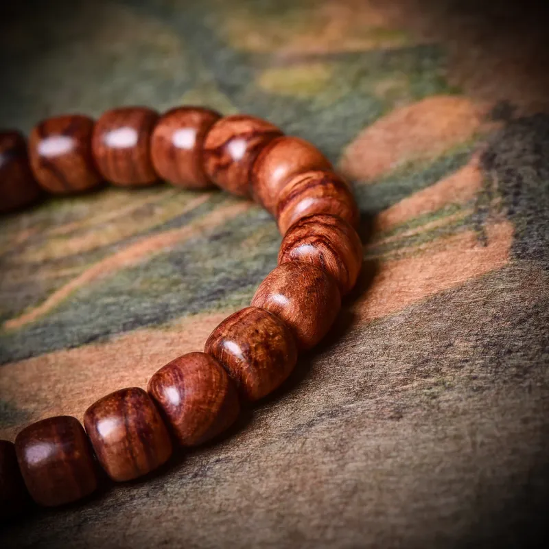 The Call Of The Heart Huanghuali Bracelets Unisex-5