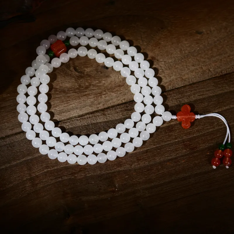 The Call Of The Heart Hetian Jade Bracelets White Jade Unisex-3