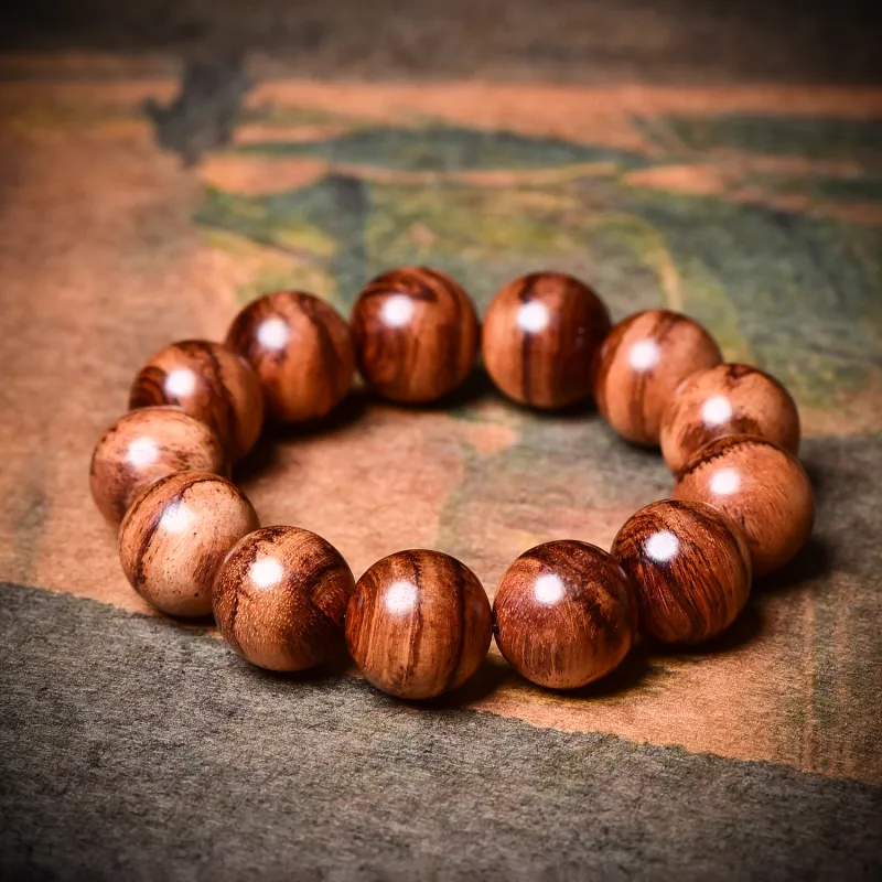 The Call Of The Heart Huanghuali Bracelets Unisex-3